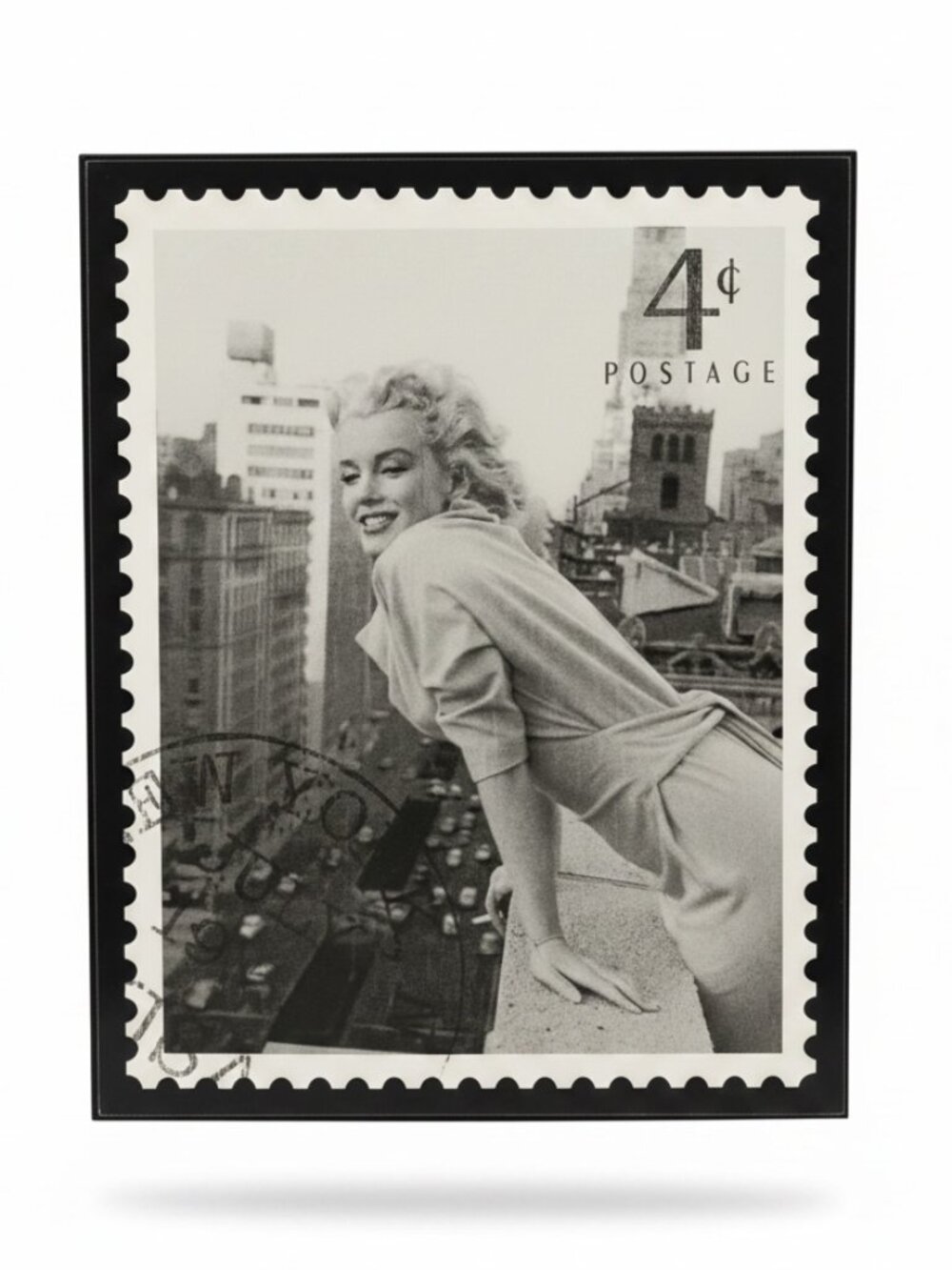 Marilyn Monroe Postage Stamp Artwork